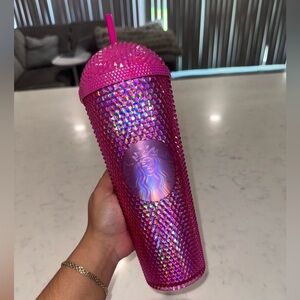 Starbucks summer 2025 collection Pink Studded Tumbler